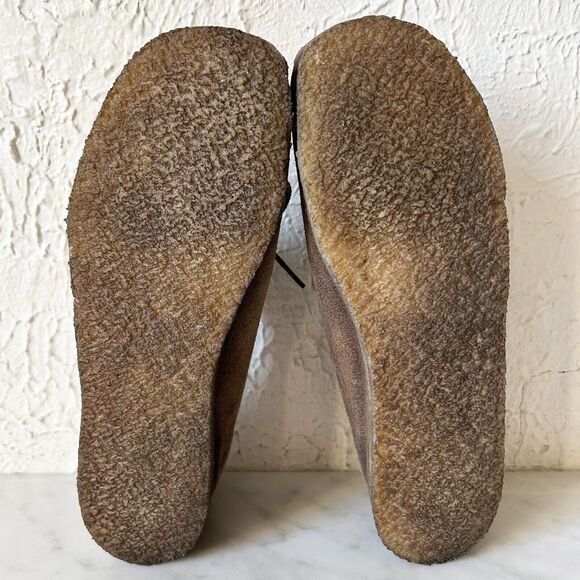 Vintage Clarks Original Wallabees Suede Leather Crepe Sole - Womens' Size 7 - Picture 5 of 8